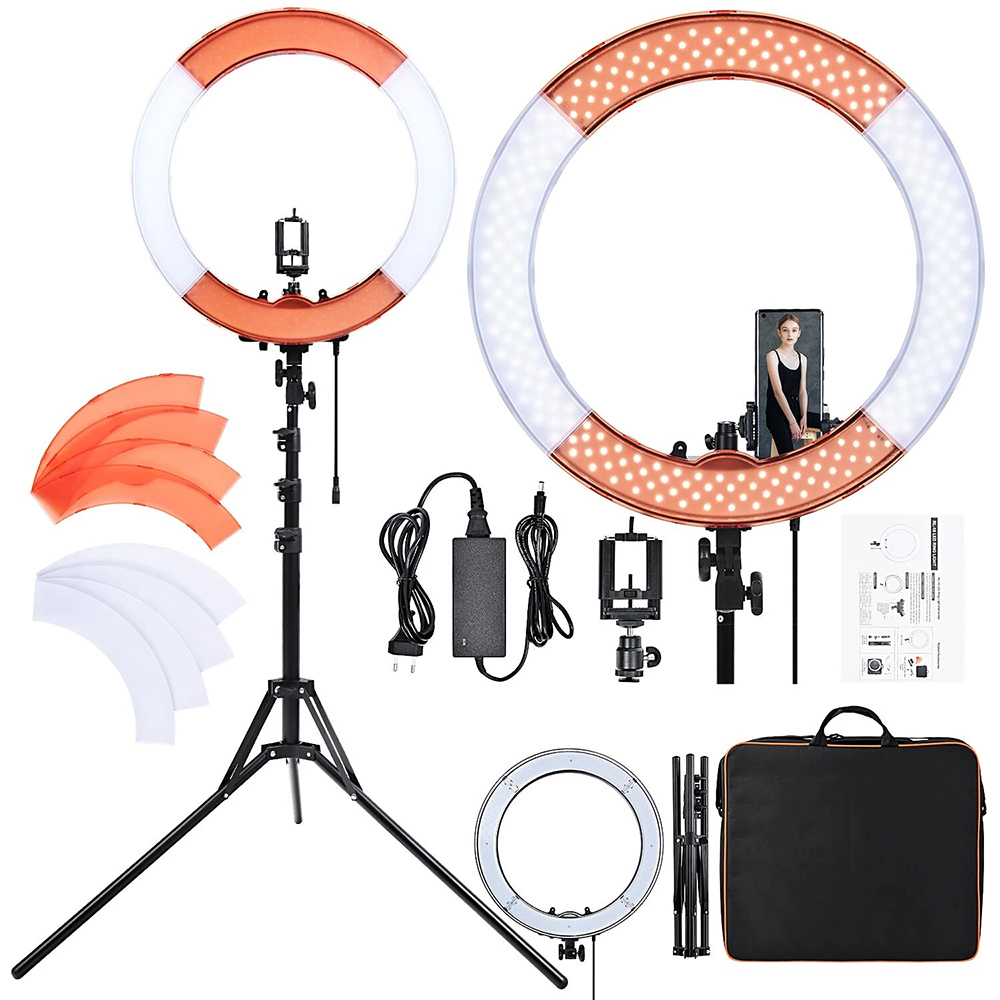 FOSOTO-RL-18-18-Inch-Ring-Light-55W-5500K-LED-Photography-Lamp-with-Lighting-Tripod-Stand-Phone-Clip-1941554-17