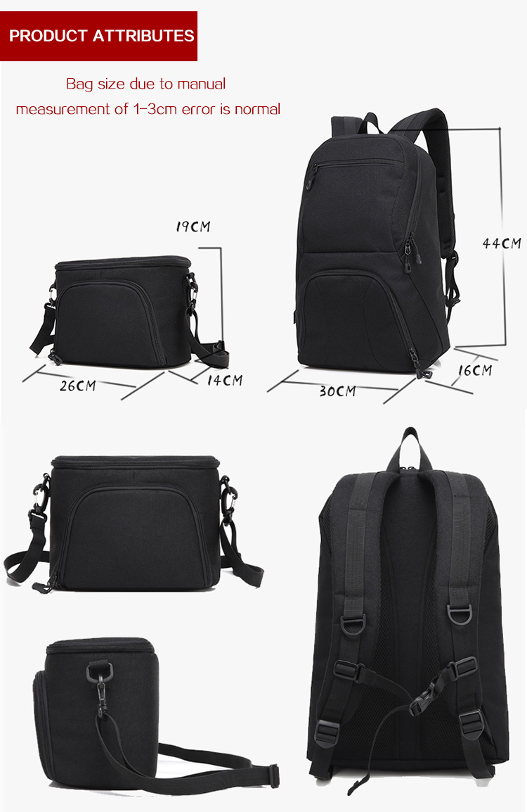 HUWANG-8017-Large-Capacity-2-in-1-DSLR-Camera-Bag-Shoulder-Padded-Waterproof-Backpack-1276176-4
