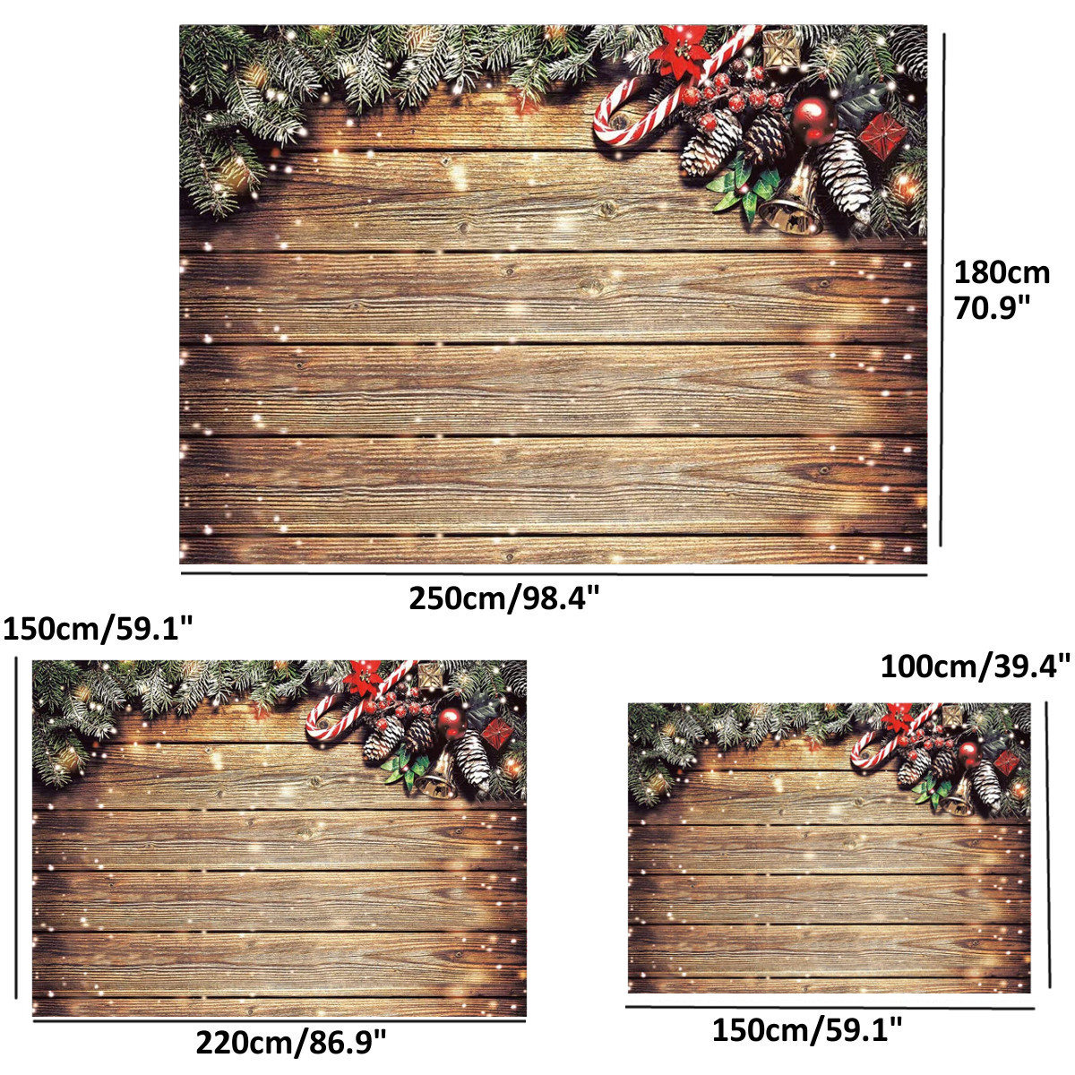 Horizontal-Vertical-Christmas-Photography-Backdrop-Snowflake-Glitter-Wood-Wall-Photo-Background-Stud-1764430-5