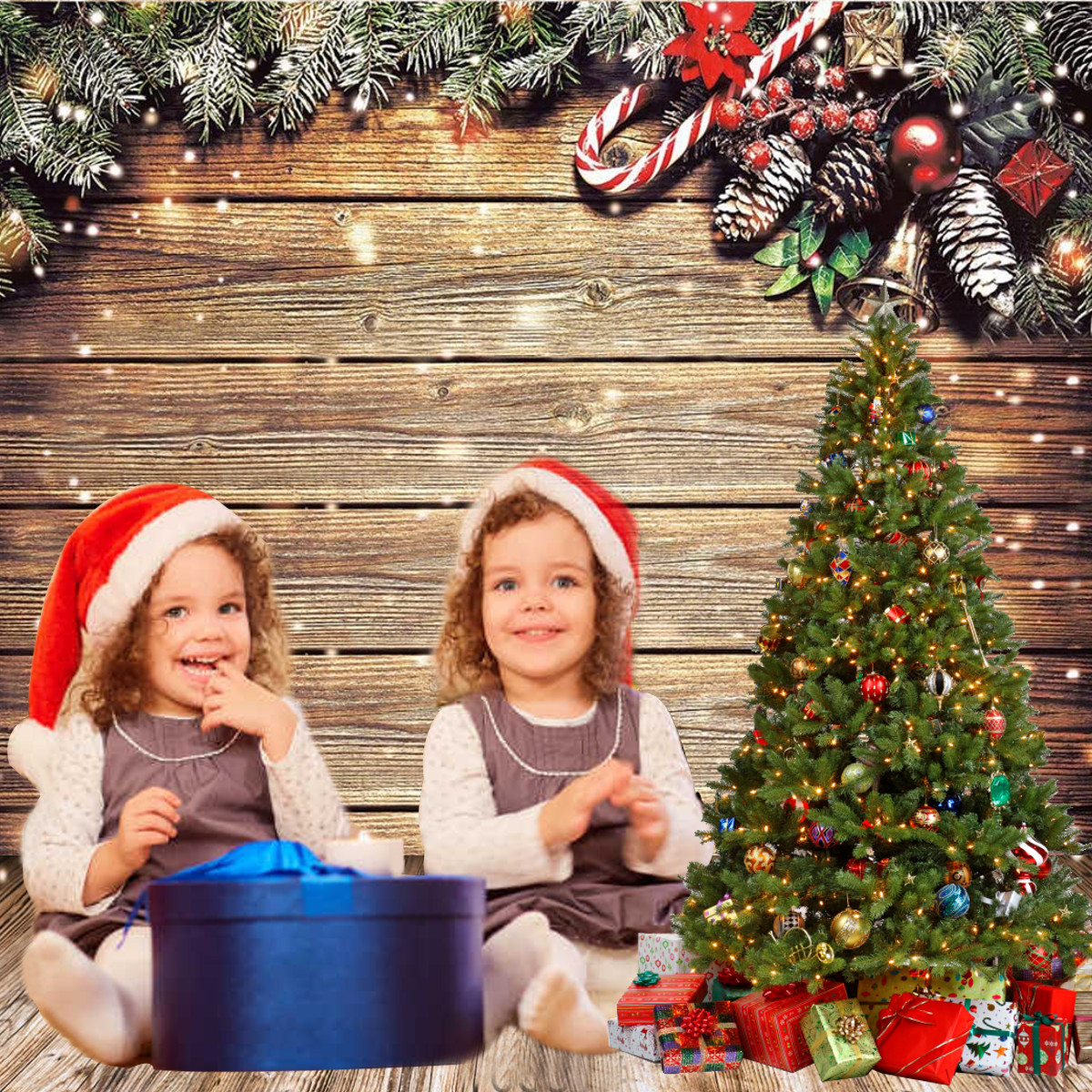 Horizontal-Vertical-Christmas-Photography-Backdrop-Snowflake-Glitter-Wood-Wall-Photo-Background-Stud-1764430-10