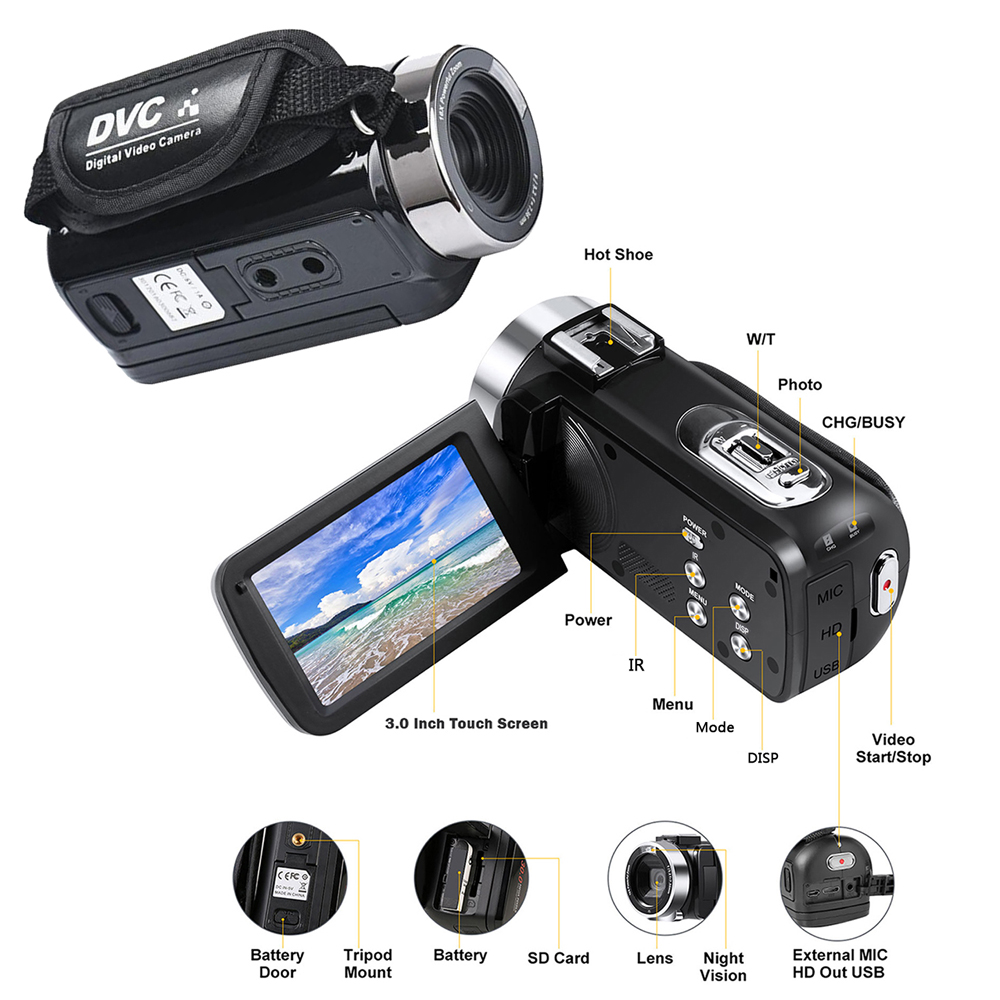 KOMERY-AF2-48M-4K-Video-Camera-for-Vlogging-Live-Camcorder-NightShot-Anti-shake-Camcorder-WIFI-APP-C-1757067-4