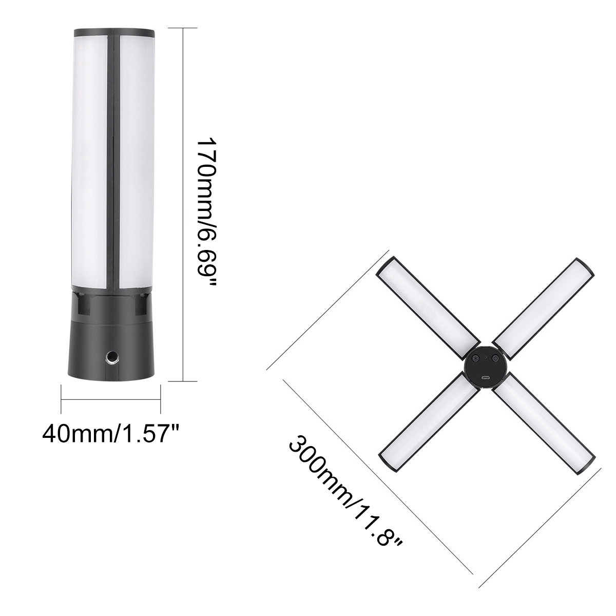 LED-Foldable-Fill-Light-Photography-Lighting-Selfie-Handheld-LED-Four-leaf-Lamp-with-3-Lighting-Mode-1944164-10