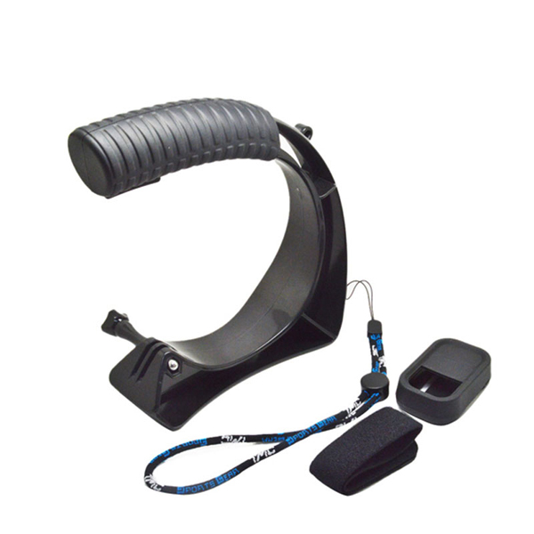 Low-Angle-Portable-Handheld-Monopod-Stablizer-with-Silicone-Case-for-Remote-Lanyard-Screw-For-Gopro-1149699-2