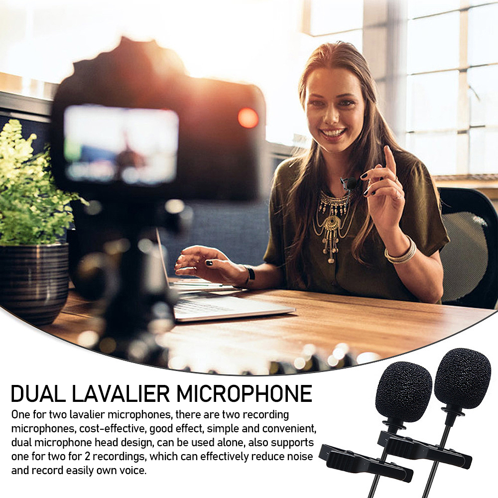 MCO-LVD2M-Wired-Lavalier-Microphone-Portable-1-to-2-Omnidirectional-HiFi-Noise-Cancelling-Mic-System-1974781-1