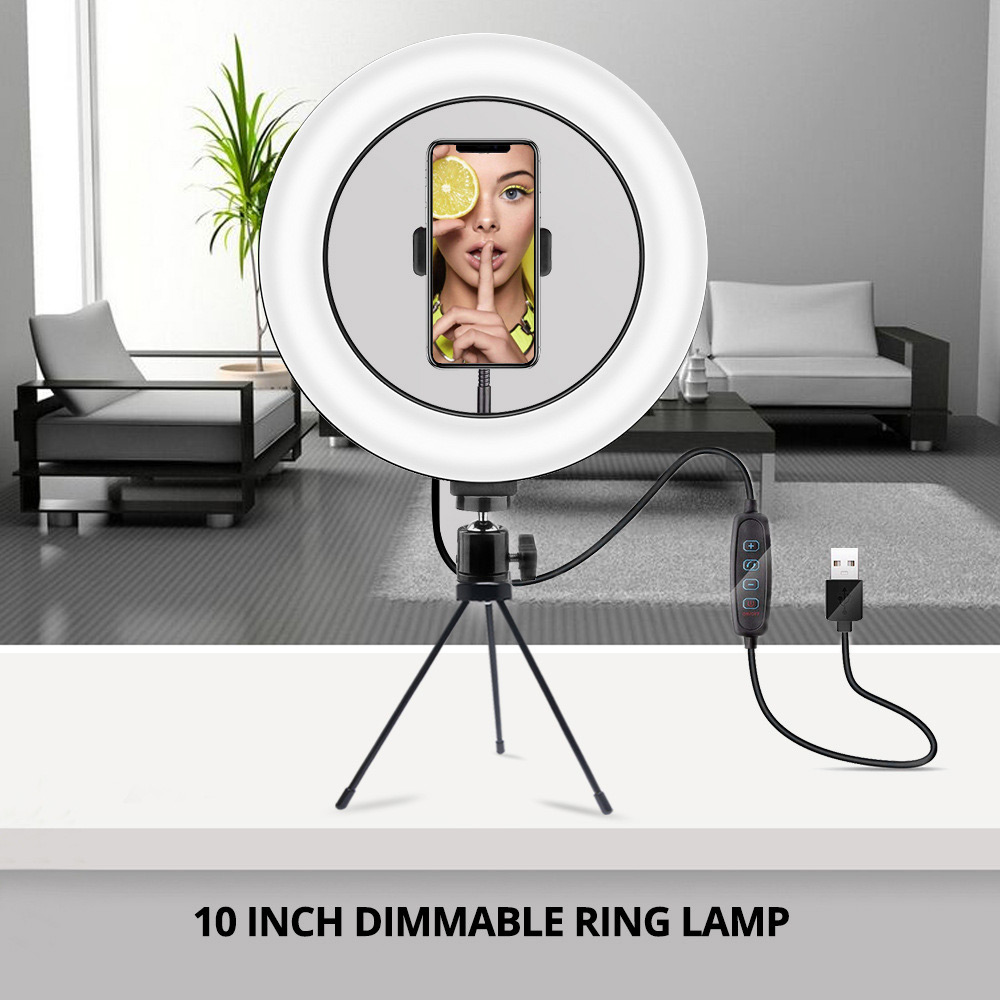 Mcoplus-LE-10-18W-3200K-5500K-10inch-Dimmable-LED-Selfie-Ring-Light-USB-Photography-Video-Fill-Light-1731833-1