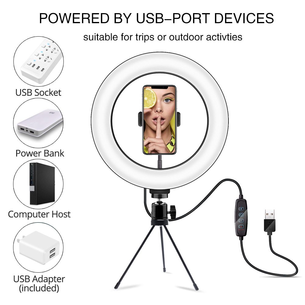 Mcoplus-LE-10-18W-3200K-5500K-10inch-Dimmable-LED-Selfie-Ring-Light-USB-Photography-Video-Fill-Light-1731833-5