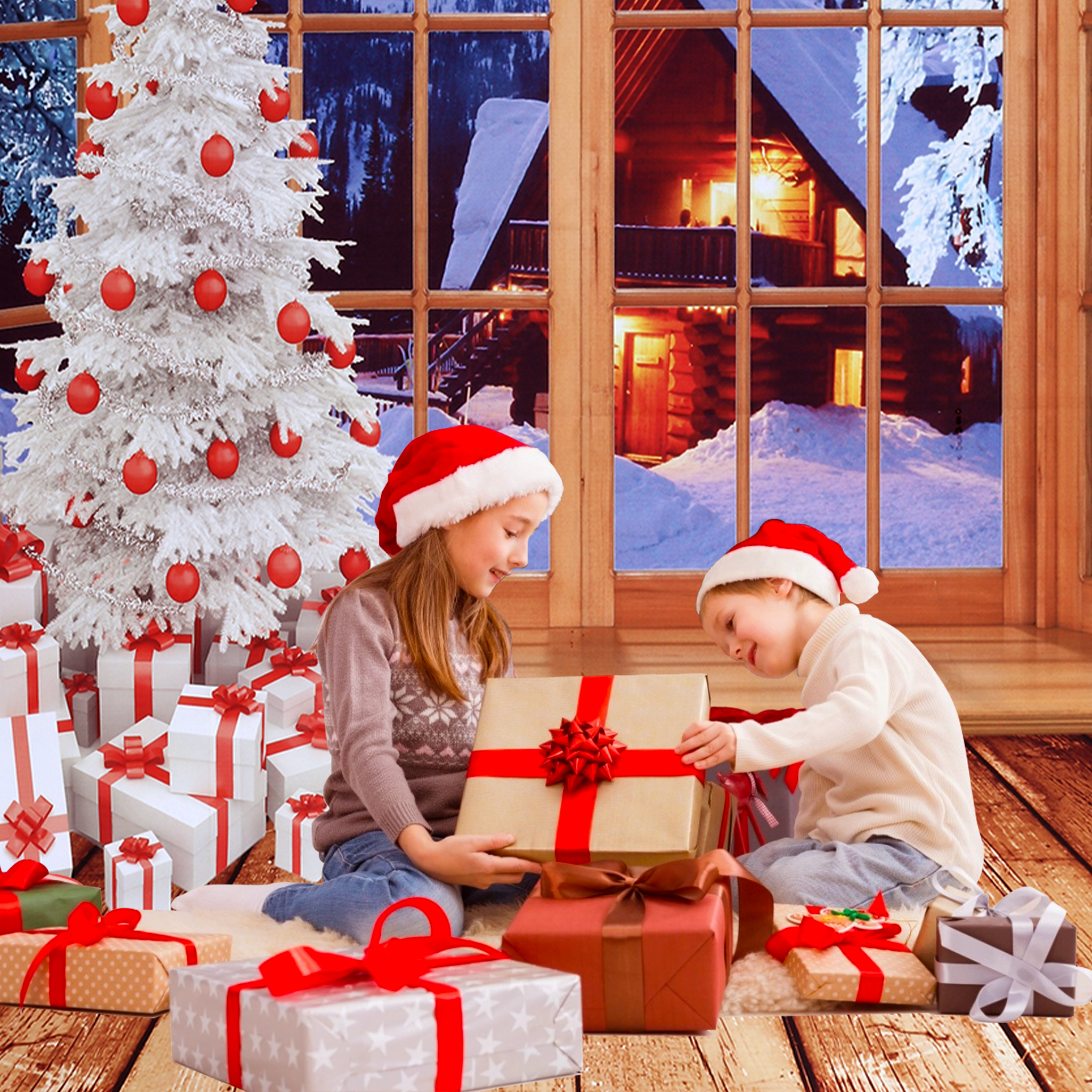 Mohoo-5x7ft-15x21m-Christmas-Backdrop-Photo-Window-Backdrop-with-Wooden-Floor-Christmas-Tree-Snow-Co-1958159-3
