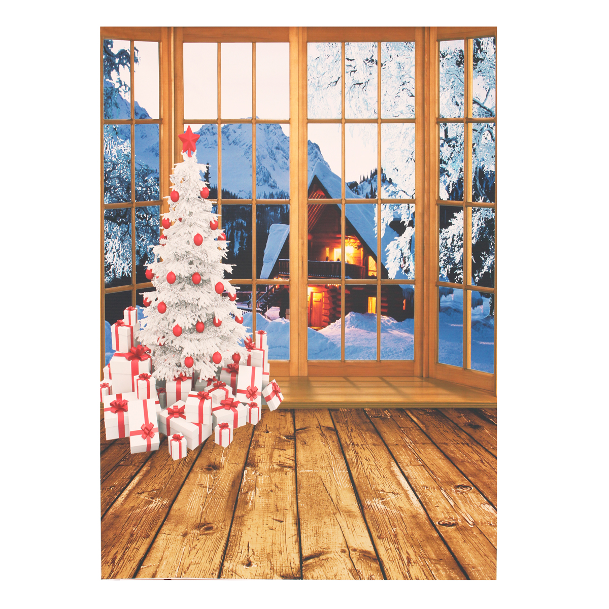 Mohoo-5x7ft-15x21m-Christmas-Backdrop-Photo-Window-Backdrop-with-Wooden-Floor-Christmas-Tree-Snow-Co-1958159-7
