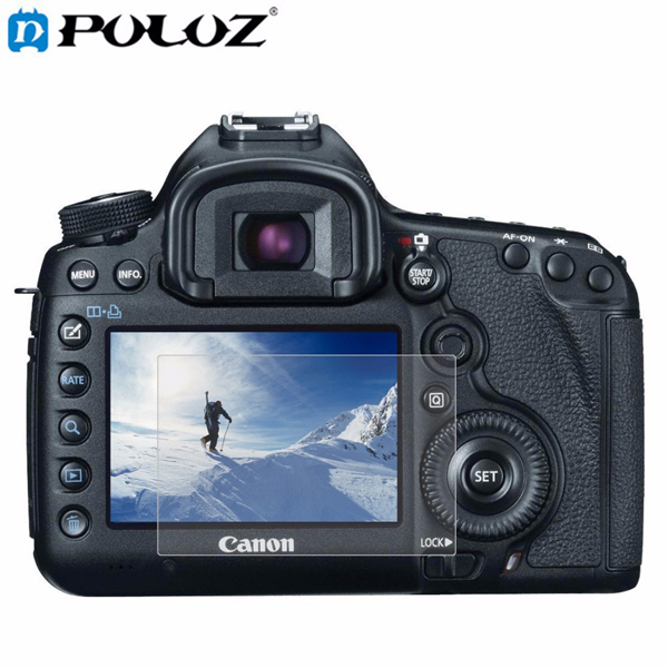 PULUZ-Camera-25D-Curved-Edge-9H-Hardness-Tempered-Glass-Screen-Protector-for-Canon-5D--Mark-III-1155696-1