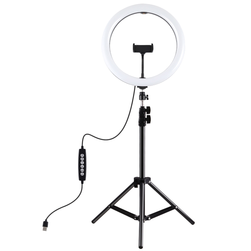 PULUZ-PKT3093B-118-Inch-Light--11m-Tripod-Mount-Curved-Surface-RGBW-Dimmable-LED-Ring-Vlogging-Photo-1781723-1