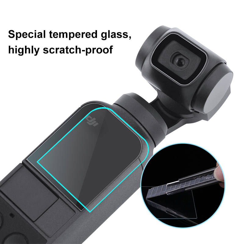 PULUZ-PU376-Screen-Lens-Protector-Protective-Tempered-Glass-Film-for-DJI-OSMO-Pocket-Gimbal-Camera-1481702-2