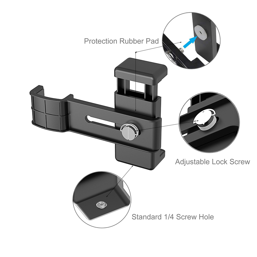 PULUZ-PU379-Holder-Phone-Clip-Fixing-Clamp-Mount-for-DJI-OSMO-Pocket-Gimbal-Sports-Camera-1481701-3