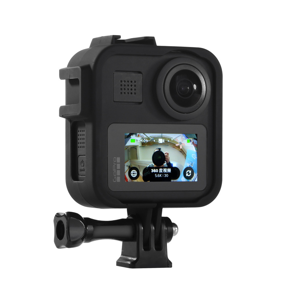Protective-Case-Shell-Frame-Lens-Cap-9H-Tempered-Film-for-GoPro-Max-Action-Sports-Camera-1644337-2