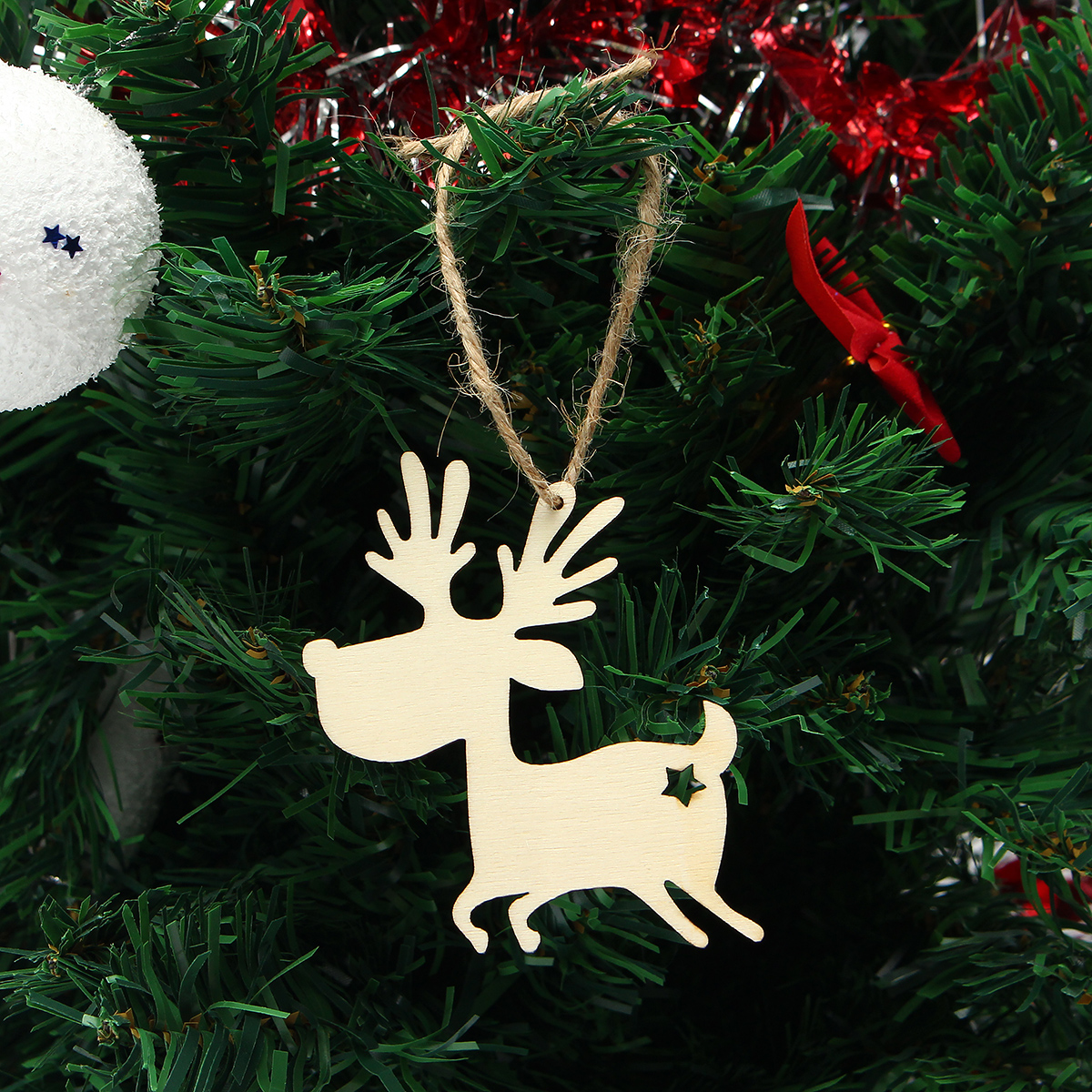 Reindeer-Plywood-Wooden-Christmas-Tree-Theme-Decorations-Photography-Shooting-Prop-1355979-2