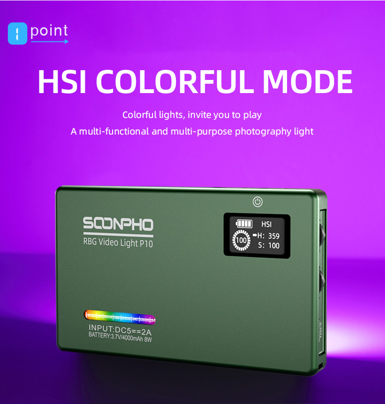 SOONPHO-P8-P10-8W-2500K-8500K-RGB-LED-Video-Light-CRI-97-Fill-Light-Photography-Lighting-for-Live-Br-1938271-2