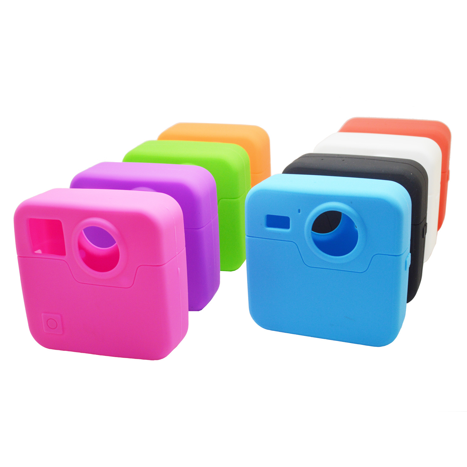 Silicone-Protective-Case-Skin-Cover-Camera-Accessories-for-GoPro-Fusion-360-Camera-8-Colors-1238129-8