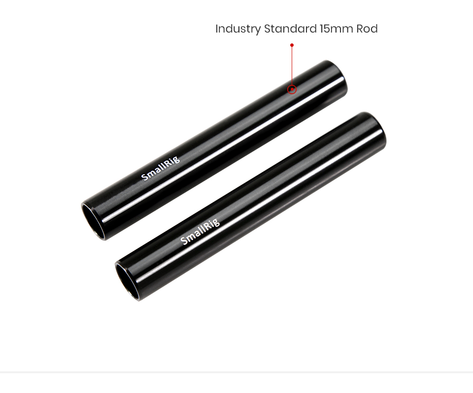 SmallRig-1049-Black-Aluminum-Alloy-15mm-Rod-Camera-Rail-Rod---4-Inch-Pair-Pack-for-Monitor-EVF-Mount-1770002-3