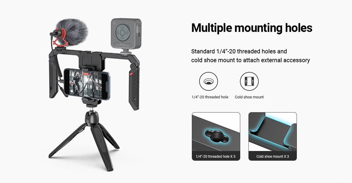 SmallRig-3111-SmartPhone-Cage-with-Foldable-Handles-Grip-support-Wireless-Control-Compact-Portable-f-1948211-6