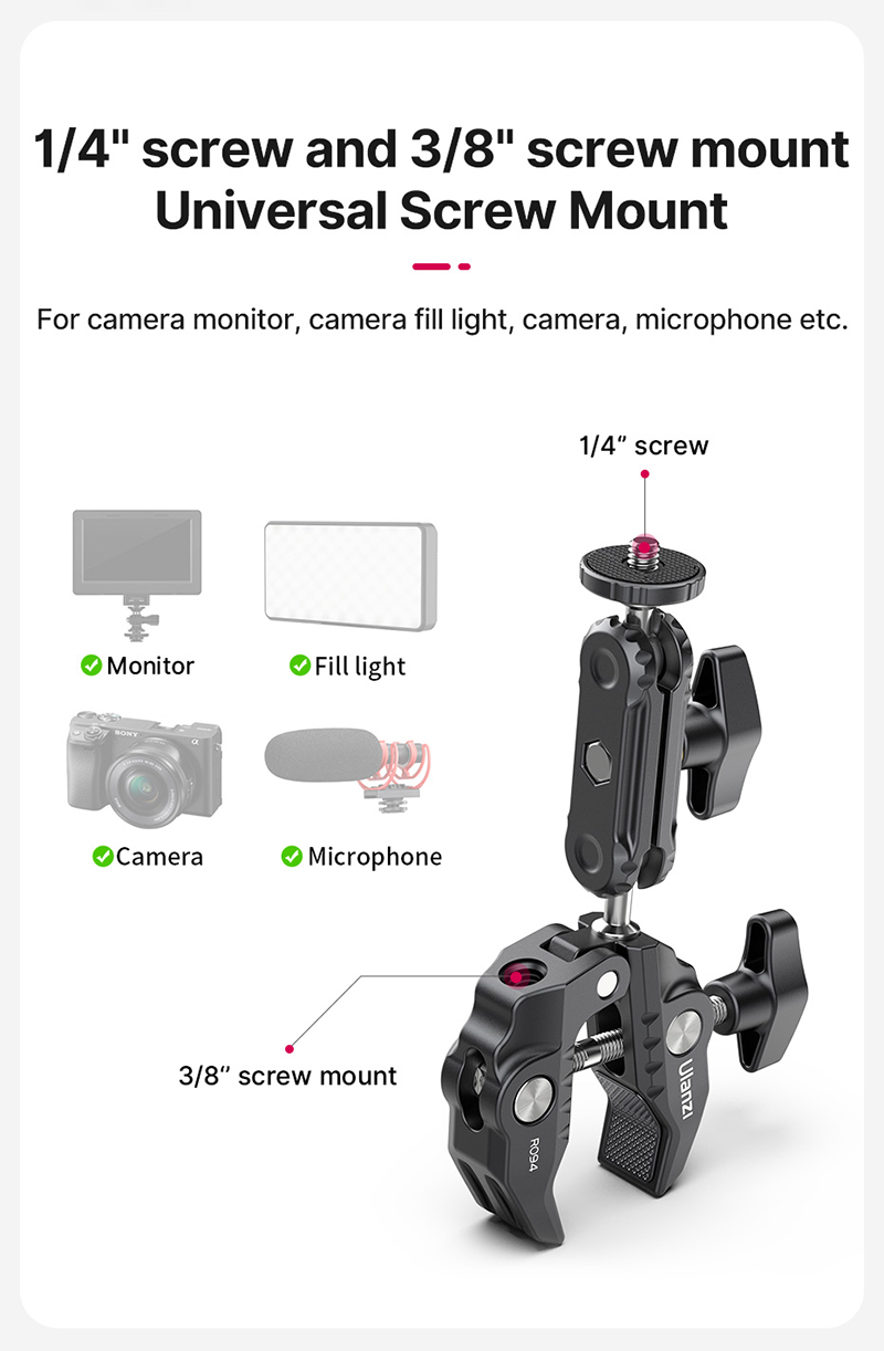 Ulanzi-R094-Multi-functional-Super-Clamp-Aluminum-Alloy-Magic-Arm-with-Claw-Clip-Universal-Monitor-B-1926304-5