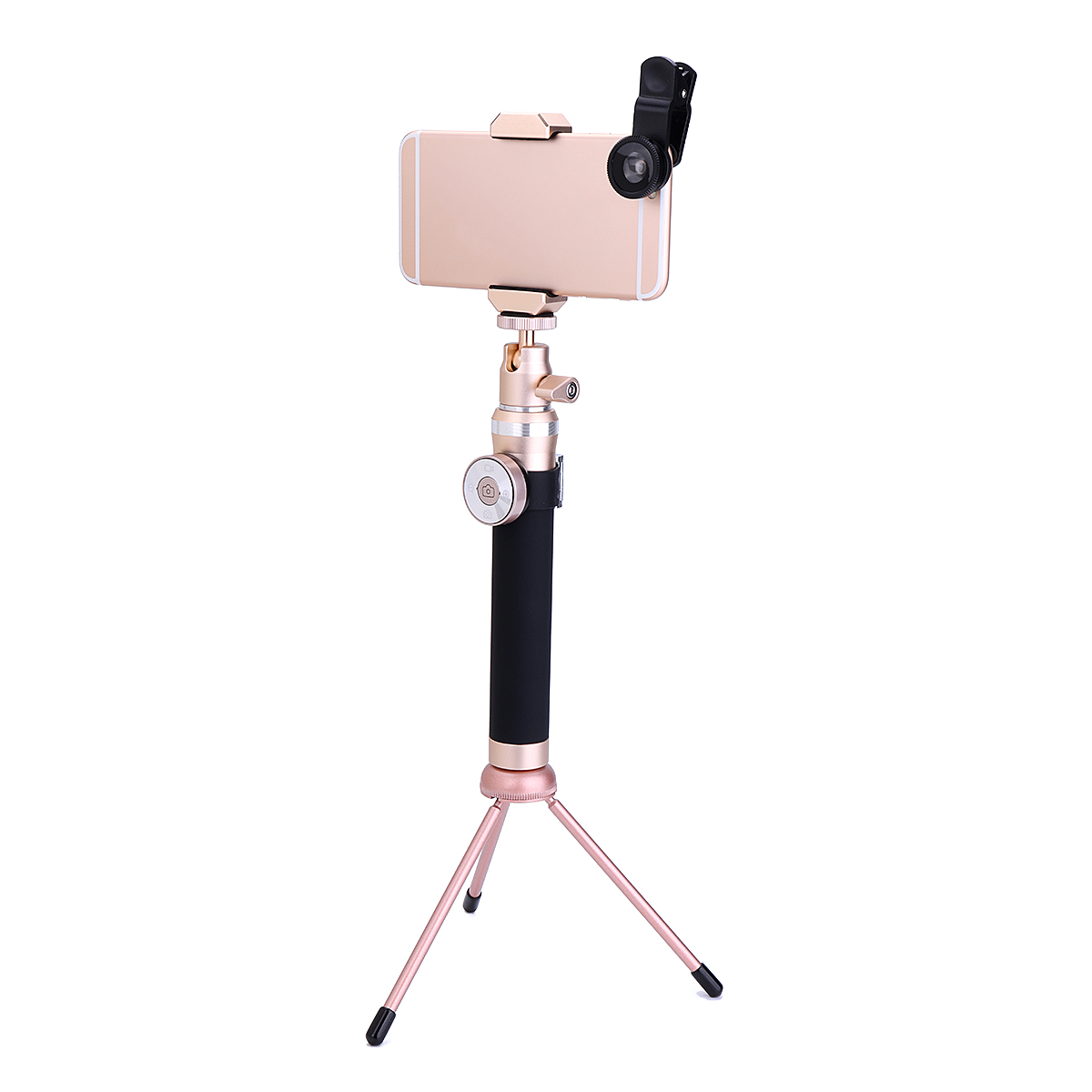 Universal-bluetooth-Shutter-Extendable-Selfie-Stick-with-Mini-Desktop-Tripod-Fisheye-Lens-Wide-Angle-1410905-2