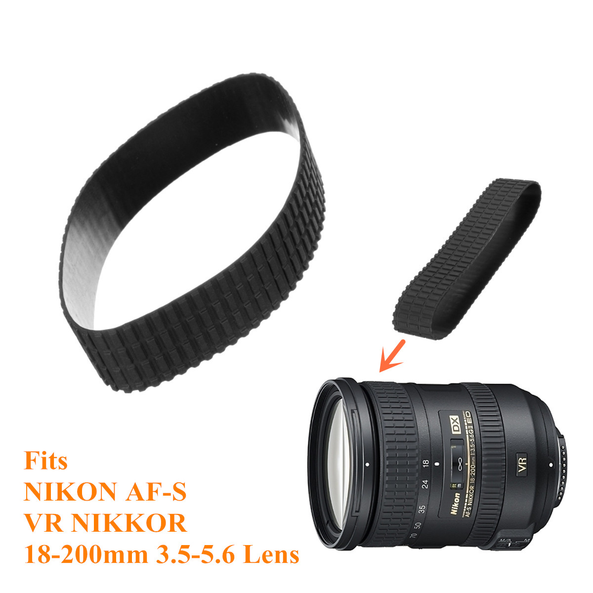 Zoom-Rubber-Ring-Replace-Part-For-Nikon-AF-S-VR-NIKKOR-18-200MM-f35-56G-Lens-1174585-1