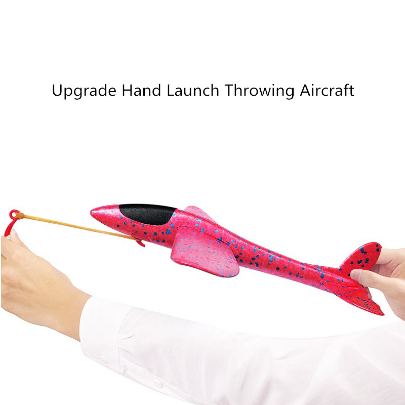 35cm-Upgrade-EPP-Plane-Hand-Launch-Throwing-Rubber-Band-2-in-1-Aircraft-Model-Foam-Children-Parachut-1506692-4