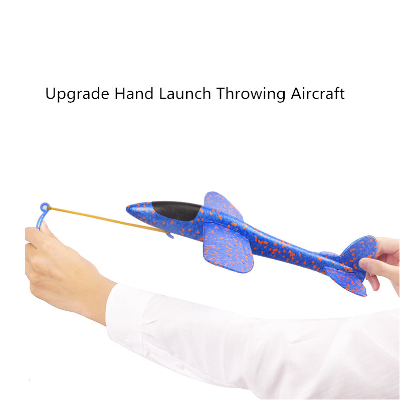 35cm-Upgrade-EPP-Plane-Hand-Launch-Throwing-Rubber-Band-2-in-1-Aircraft-Model-Foam-Children-Parachut-1506692-5