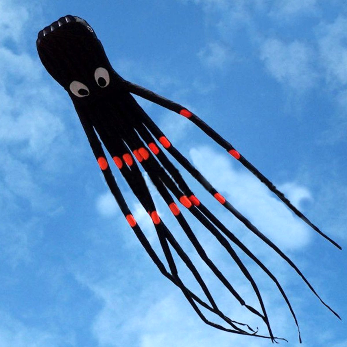 3D-26ft-8m-Single-Line-Black-Octopus-POWER-Sport-Huge-Soft-Kite-Outdoor-Toy-1378470-2