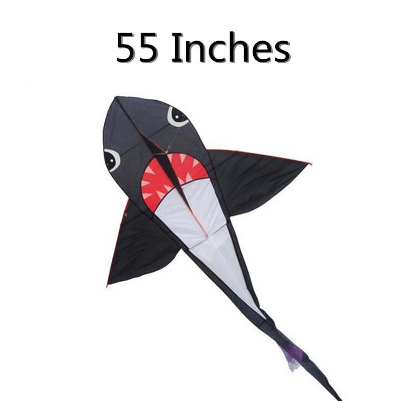 5577-Inches-Big-Size-Shark-Kite-Kid-Outdoor-Play-Toys-Without-Line-Winder-1436719-9