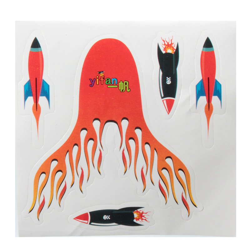 LED-Light-Plane-DIY-Model-Arrow-Rocket-Flying-Toy-Party-Gift-Elastic-1040572-9