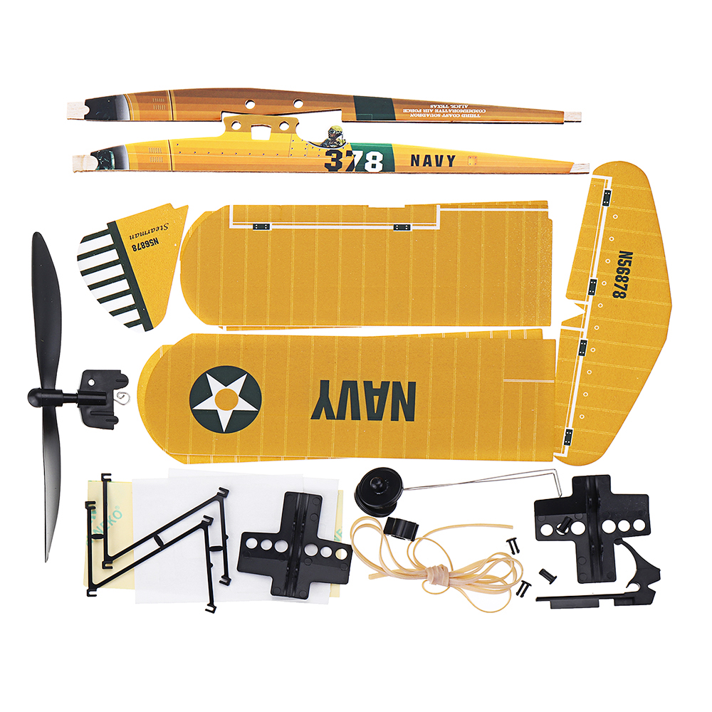 STEM-ZT-Model-18-Inches-STEARMAN-Rubber-Band-Powered-Aircraft-Model-Plane-Toy-1441112-10