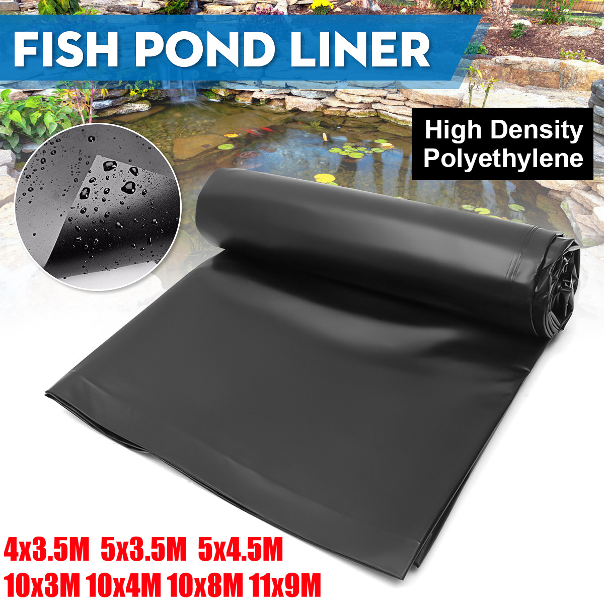 4-Sizes-Durable-Fish-Pond-Liners-Reinforced-HDPE-Membrane-Garden-Pools-Landscaping-1947831-1