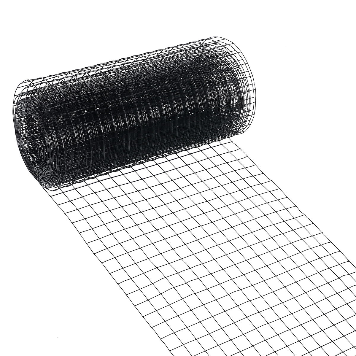 Hardware-Black-Vinyl-Coated-Wire-Mesh-4ft-x-50ft-Gauge-Chicken-Wire-Fence-15quot-x-15quot--Grid-16-G-1828378-9