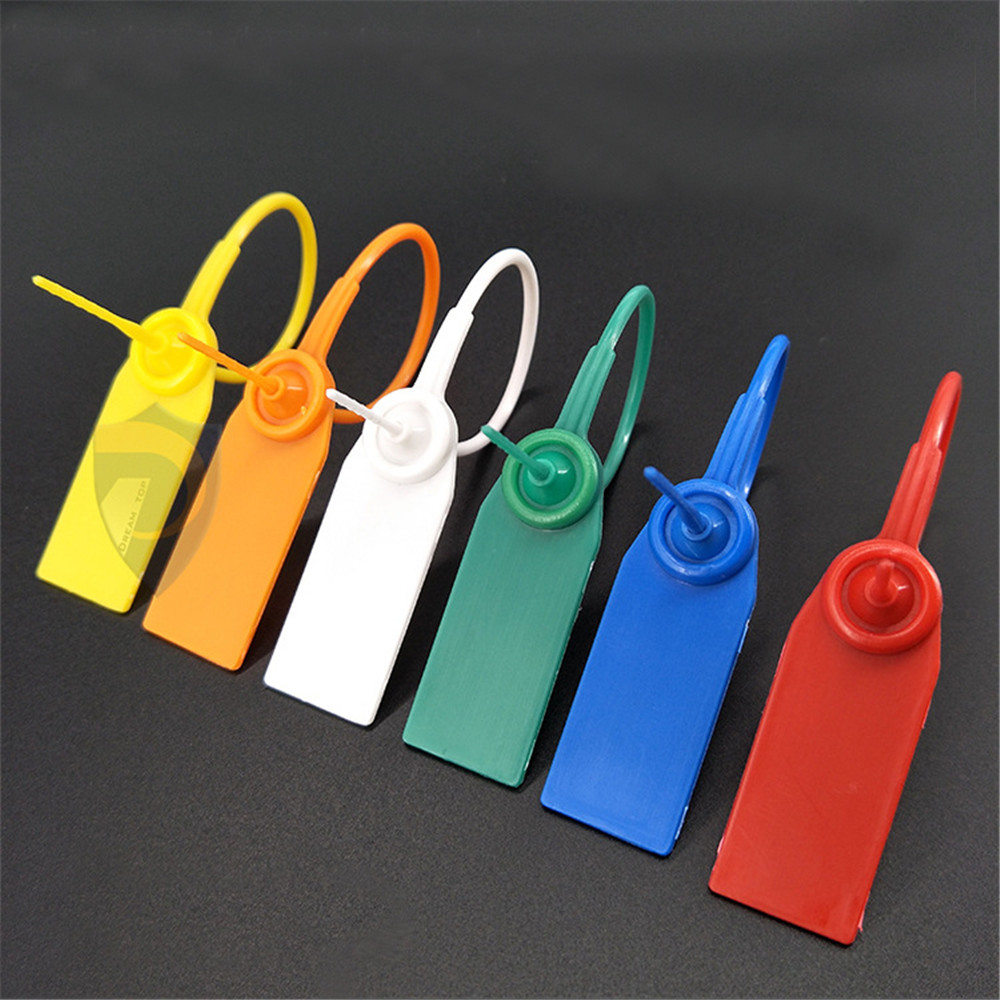 100Pcs-Plastic-Seal-Security-Tags-Numbered-Pull-Ties-Padlock-Tamper-proof-Buckle-Sample-Seal-Strap-1337975-2