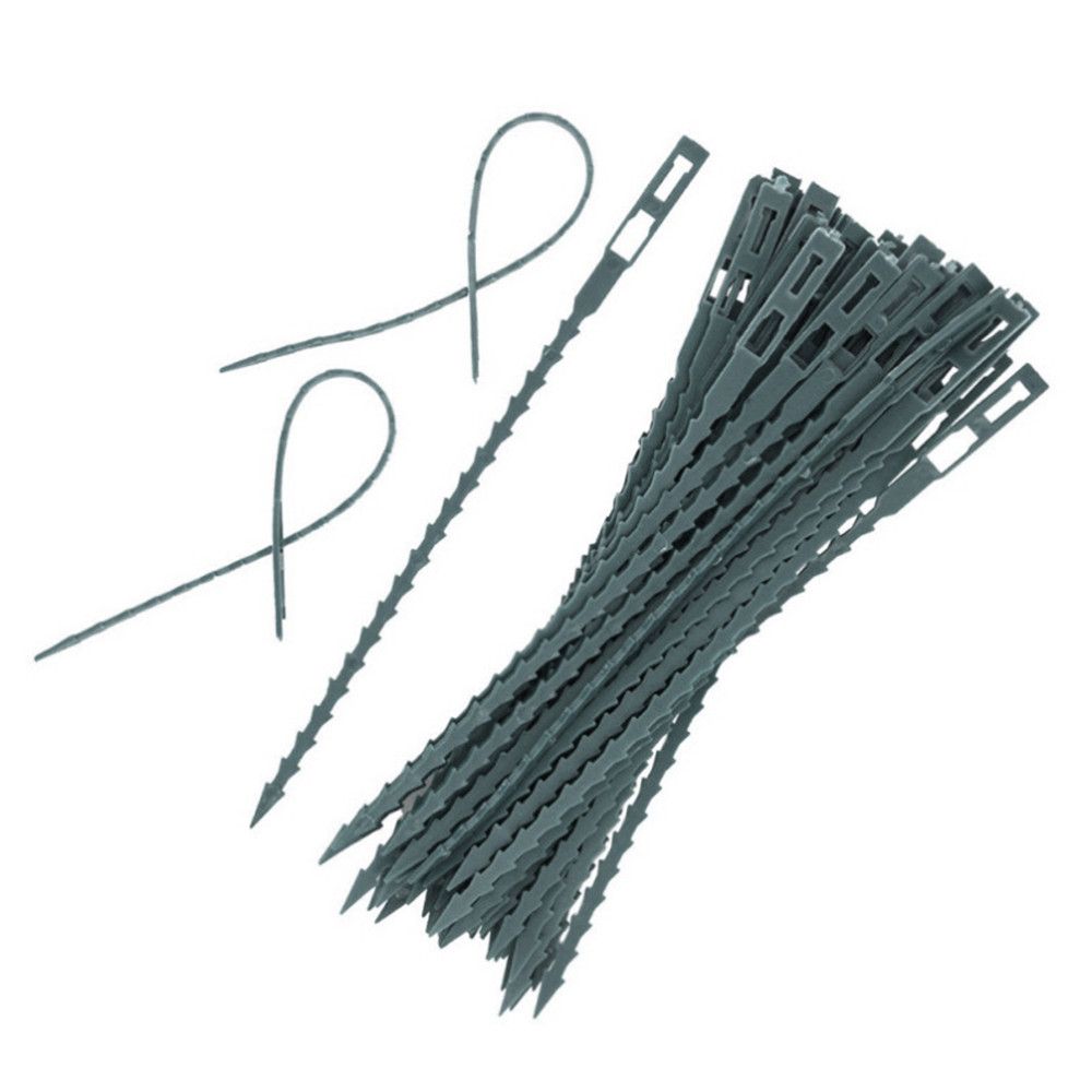 50Pcs-Adjustable-Plastic-Plant-Cable-Ties-Reusable-Cable-Ties-Garden-Tree-Climbing-Support-1710193-3