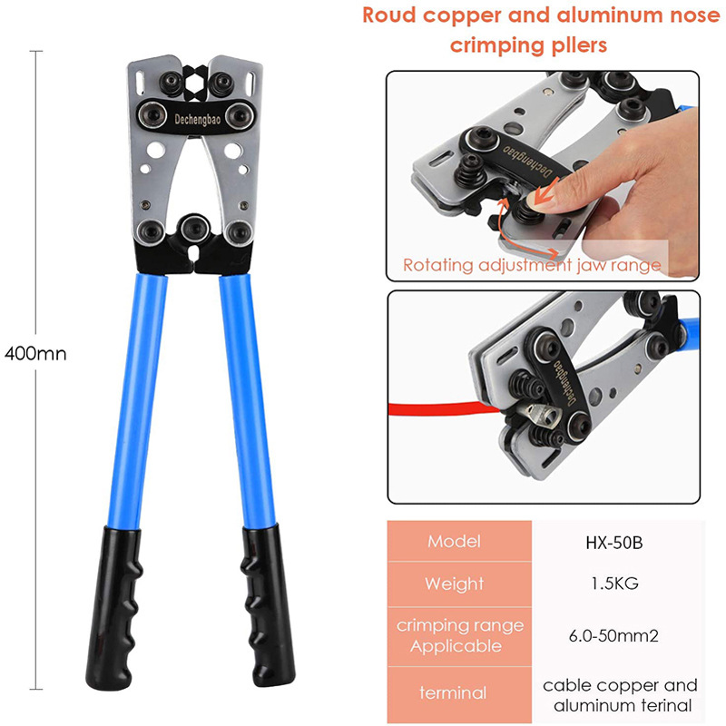 Hx-50b-Adjustable-European-Large-scale-Crimping-Pliers-Copper-and-Aluminum-Nose-Bare-Terminal-Crimpi-1928775-6