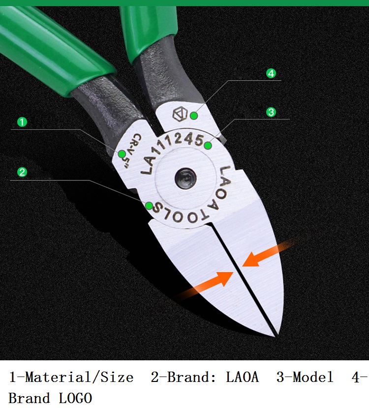 LAOA-45567inch-CR-V-Plastic-Pliers-Nippers-Electrical-Wire-Cable-Cutters-Diagonal-Pliers-for-Jewelry-1799300-4