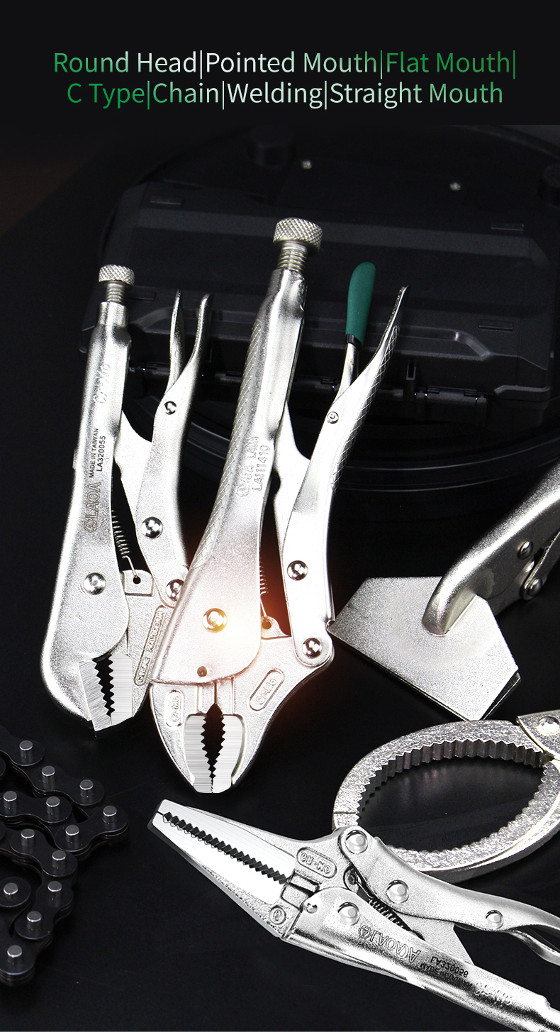 LAOA-Power-Locking-Pliers-Set-WeldingStraight-Needle-Nose-Flat-Nose-Sealing-Oil-Filter-Locking-Plier-1865407-4