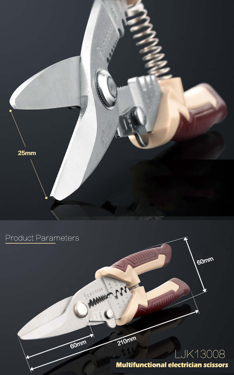 LIJIAN-3-in-1-Cable-Crimping-Wire-Stripper-Crimping-Tool-Plier-Electric-Scissor-Cutter-Electrician-1293138-2