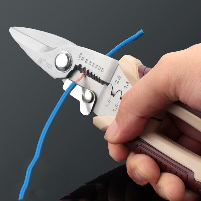 LIJIAN-3-in-1-Cable-Crimping-Wire-Stripper-Crimping-Tool-Plier-Electric-Scissor-Cutter-Electrician-1293138-8