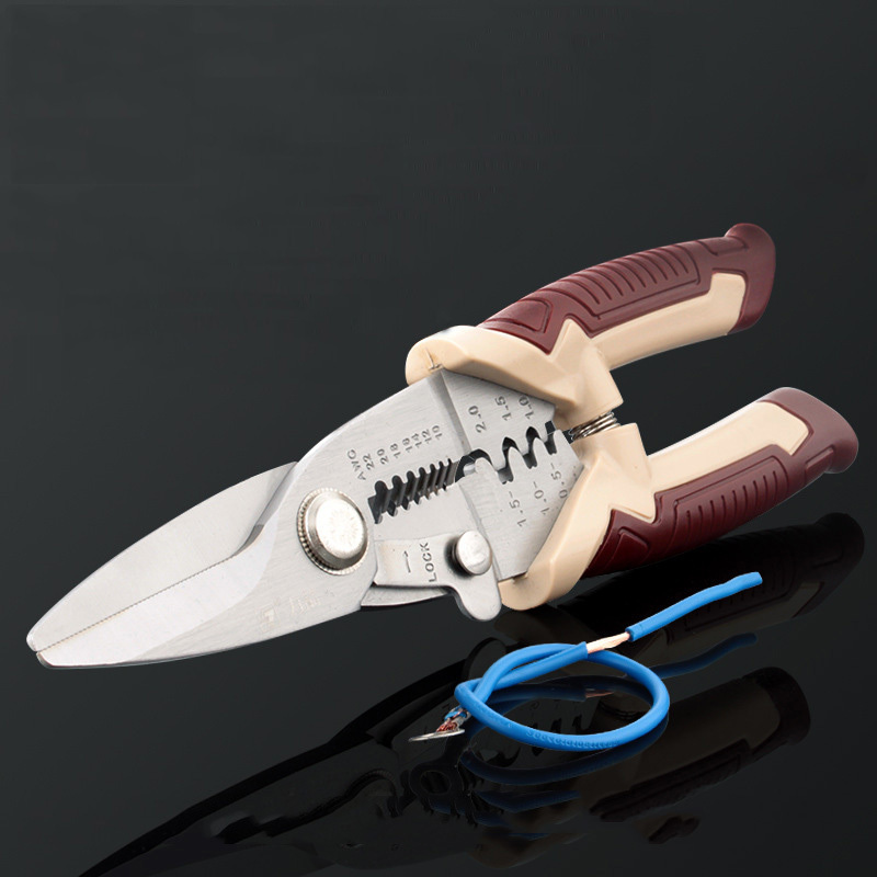 LIJIAN-3-in-1-Cable-Crimping-Wire-Stripper-Crimping-Tool-Plier-Electric-Scissor-Cutter-Electrician-1293138-9