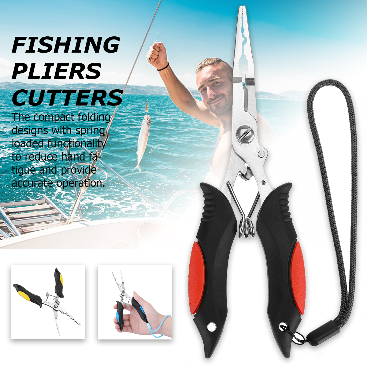 Pliers-Hook-Remover-Line-Cutter-Stainless-Steel-Scissors-w-Storage-Bag-Pliers-1808297-1