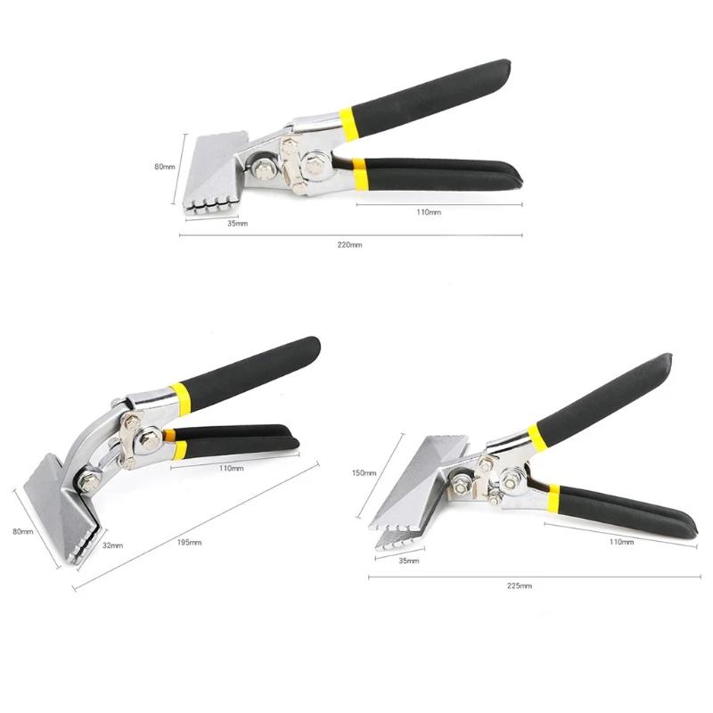Sheet-Metal-Bending-Pliers-Hand-Seamer-Wide-Jaw-Straight-80mmElbow-80mmStraight-150mm-Tools-for-Weld-1886419-6