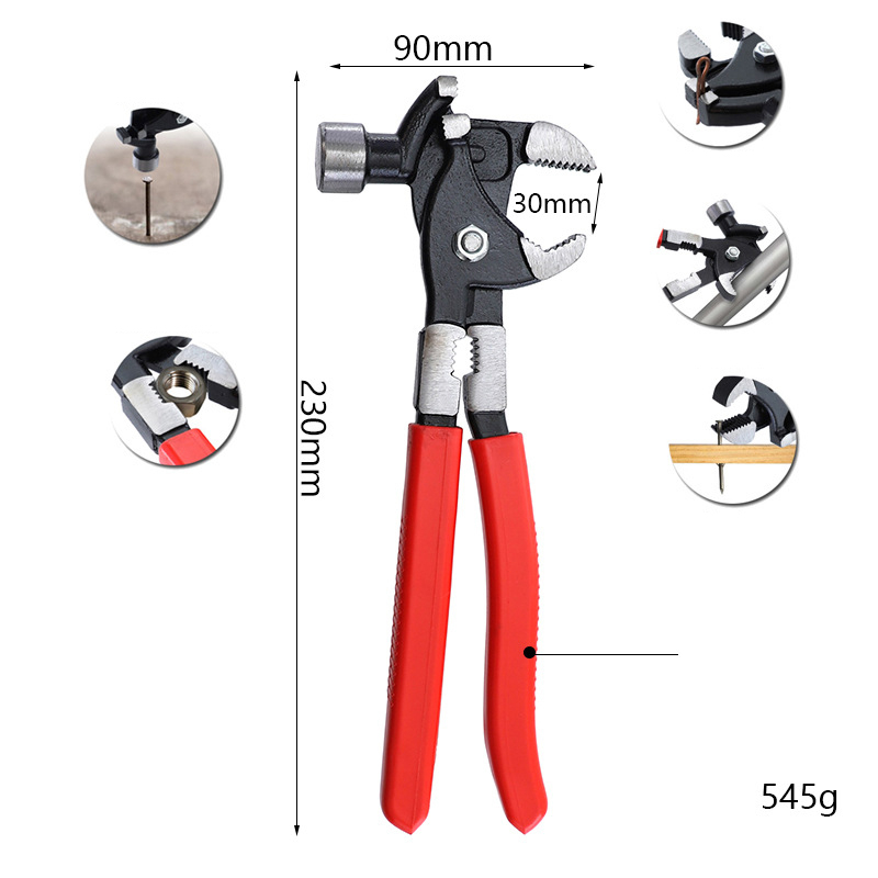 Universal-Hammer-Pliers-Pipe-Wrench-Spanner-Iron-Knock-Manual-Nail-Pull-Assist-Nail-Thread-Trimming--1692019-10