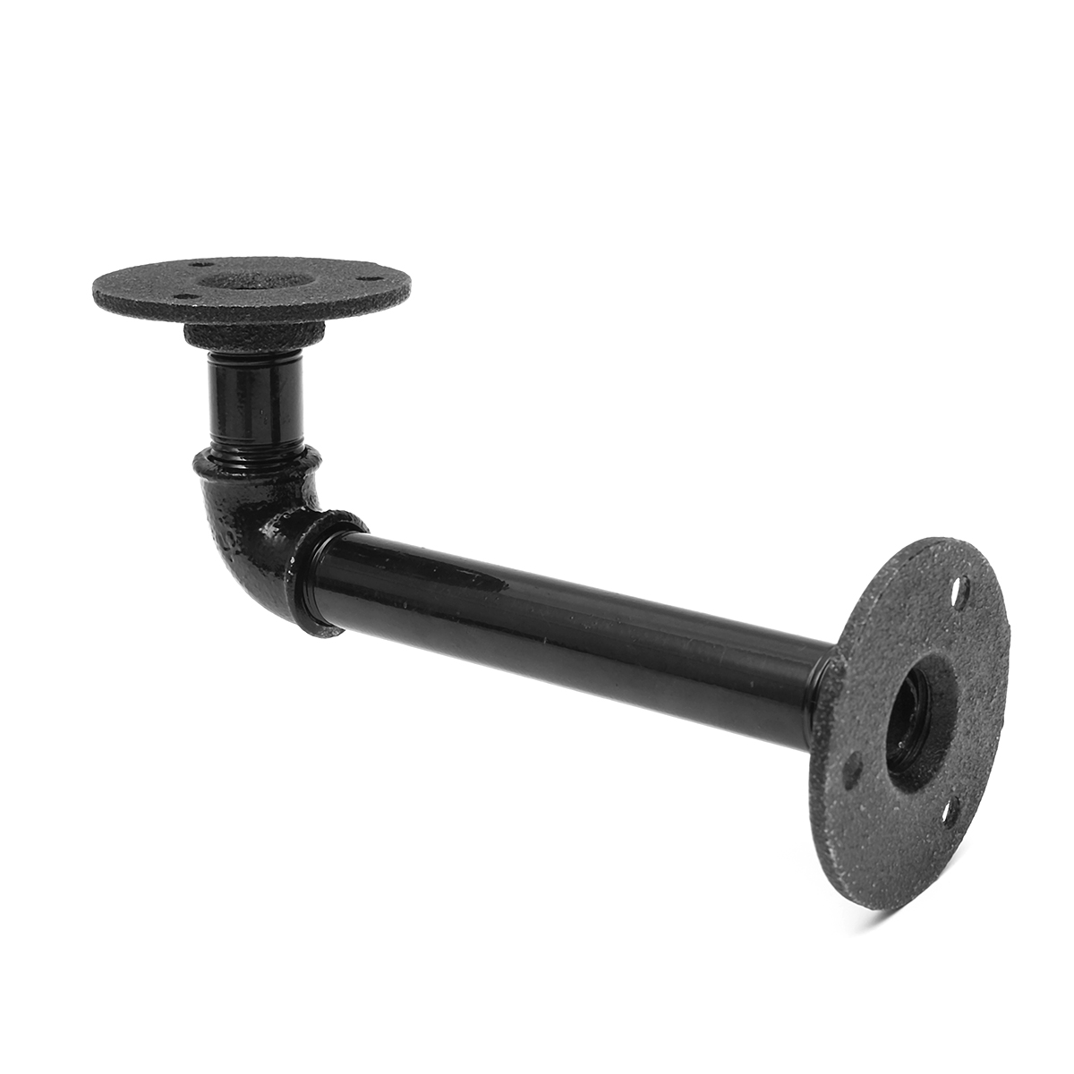 160mm-Length-Iron-Industrial-Pipe-Shelf-Vintage-Black-Bracket-Holder-Home-Decor-1183308-5