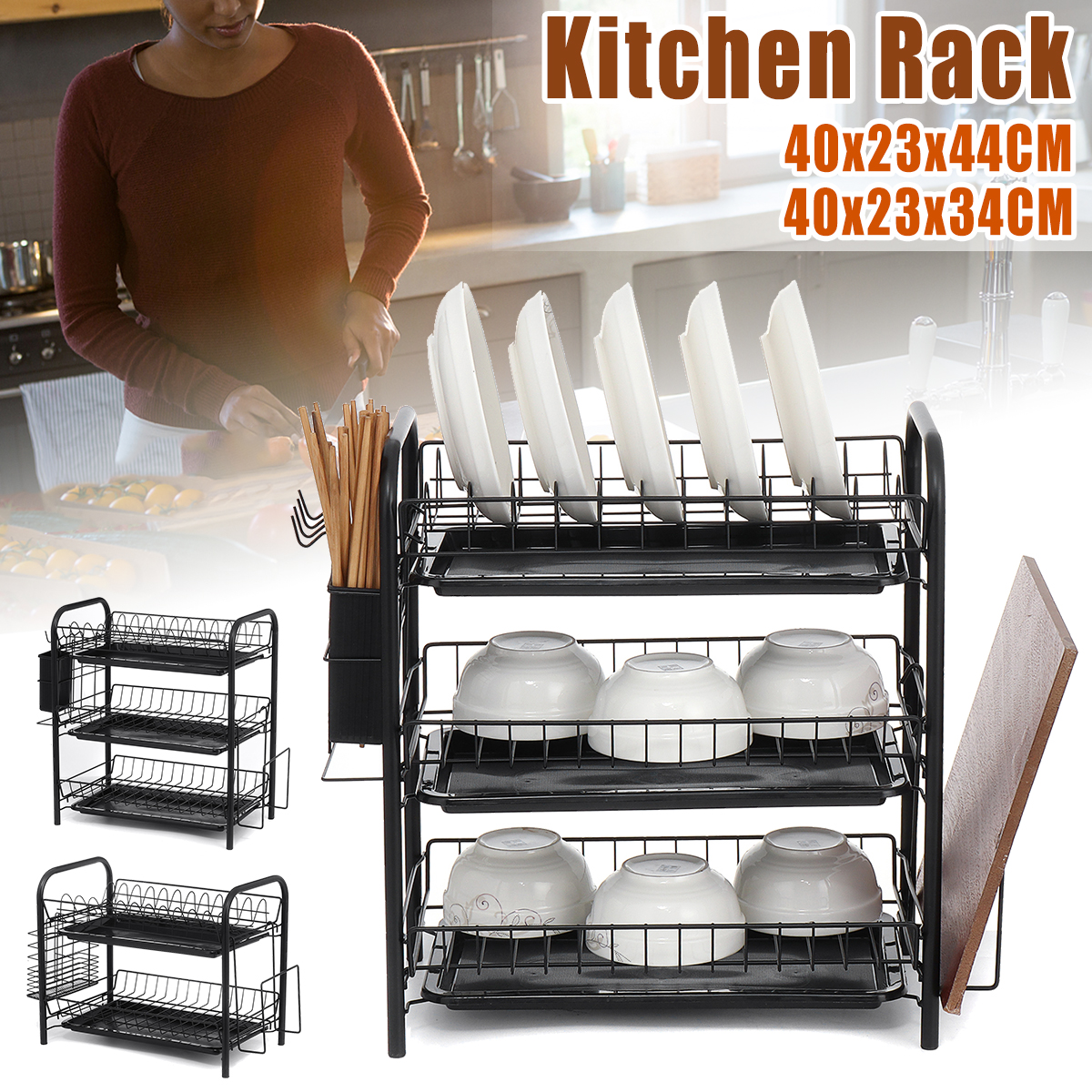 23-Tier-Stainless-Steel-Dish-Rack-Drainer-Cutlery-Kitchen-Storage-Holder-1780294-1