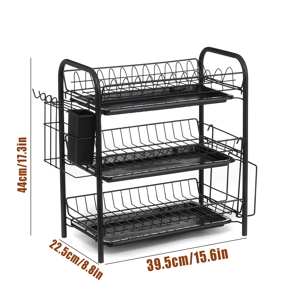 23-Tier-Stainless-Steel-Dish-Rack-Drainer-Cutlery-Kitchen-Storage-Holder-1780294-6