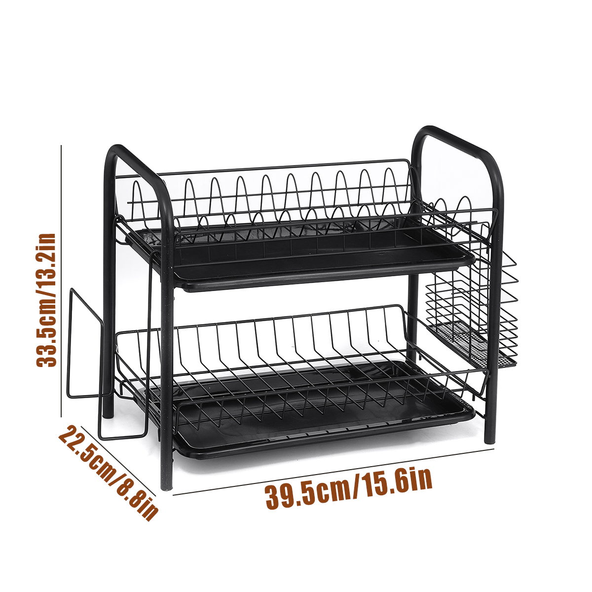 23-Tier-Stainless-Steel-Dish-Rack-Drainer-Cutlery-Kitchen-Storage-Holder-1780294-7
