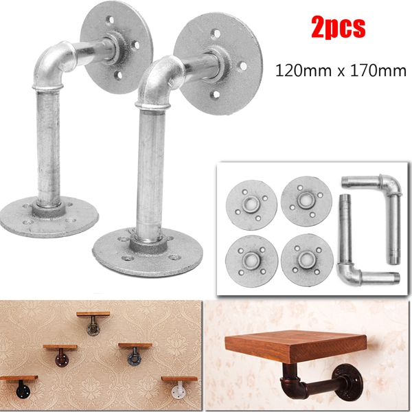 2Pcs-Iron-Pipe-Shelf-Brackets-Silver-Industrial-Steel-Holder-Home-Decor-DIY-1184293-1