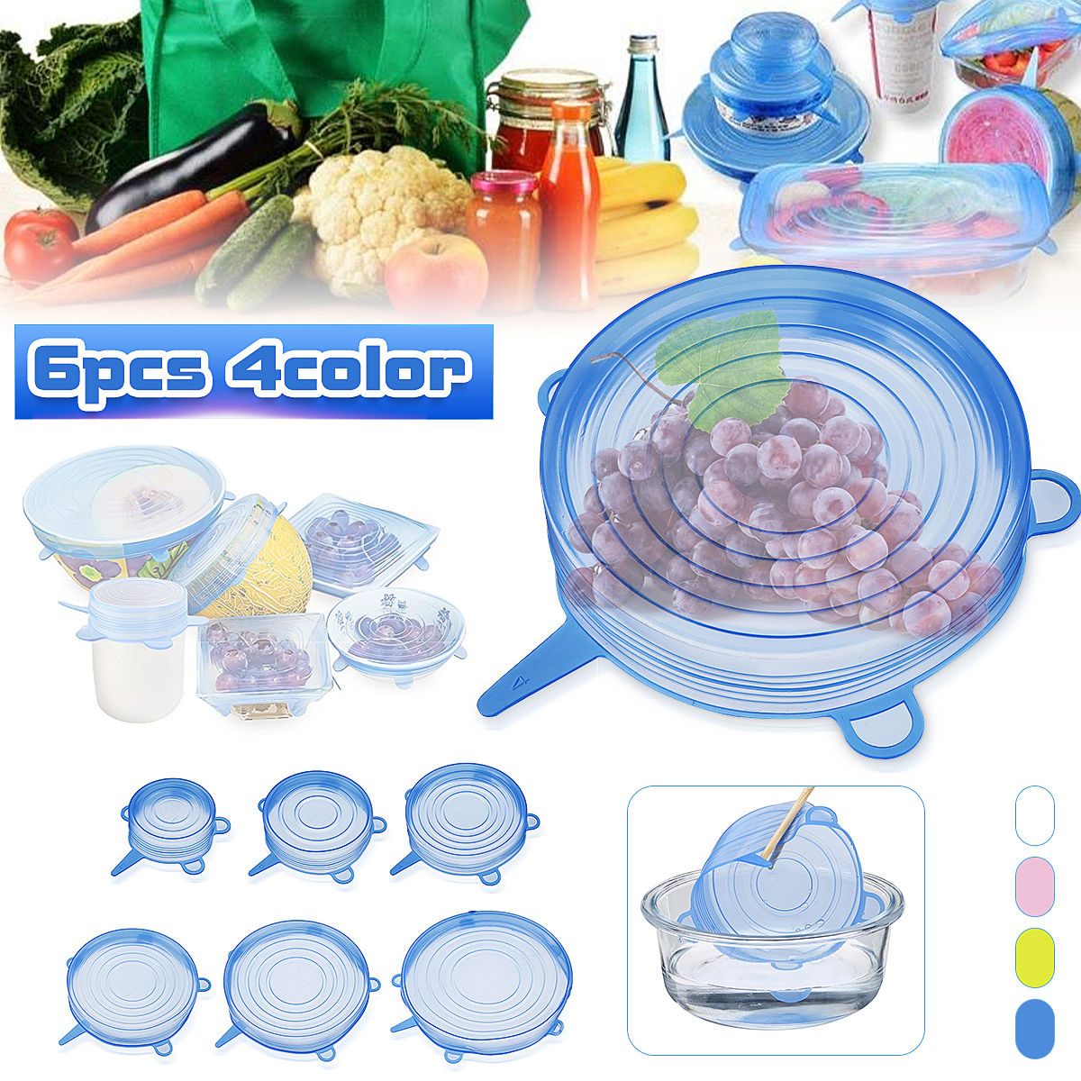 6Pcsset-Silicone-Stretch-Suction-Pot-Lids-Kitchen-Cover-Pan-Bowl-Stopper-Cap-1633242-1